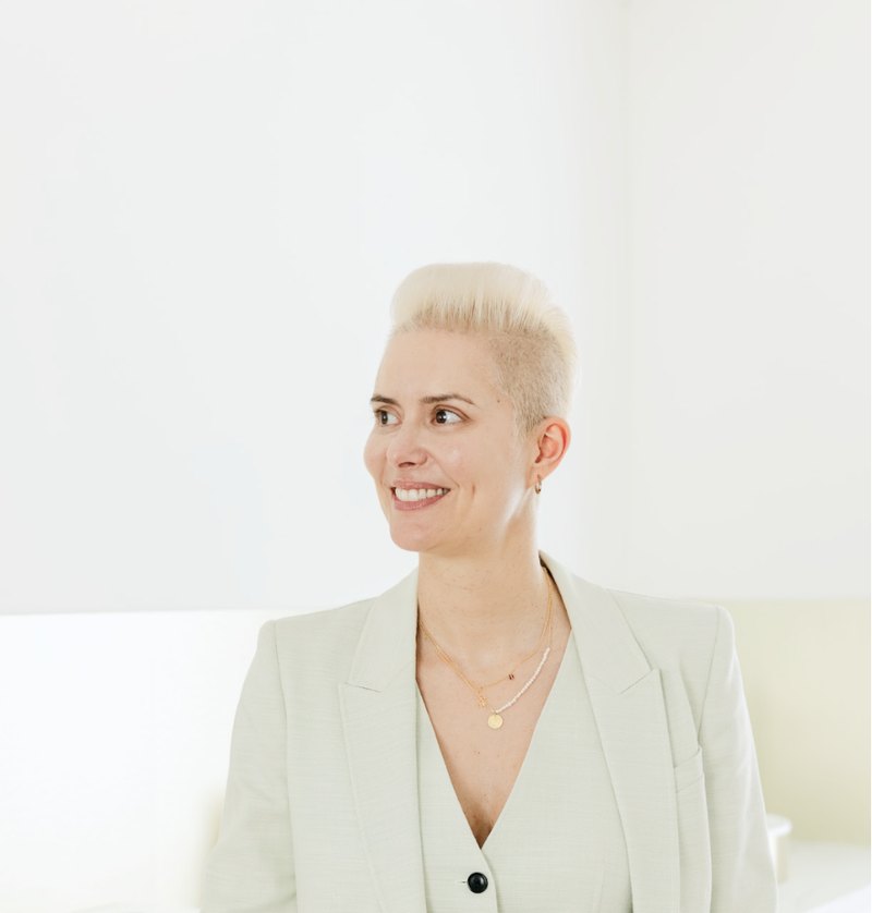 Dr Raquel Amado, a MAP Health partner clinician, photographed in her clinic.